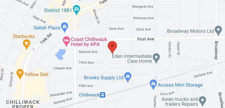 map of 46128 SECOND AVENUE
